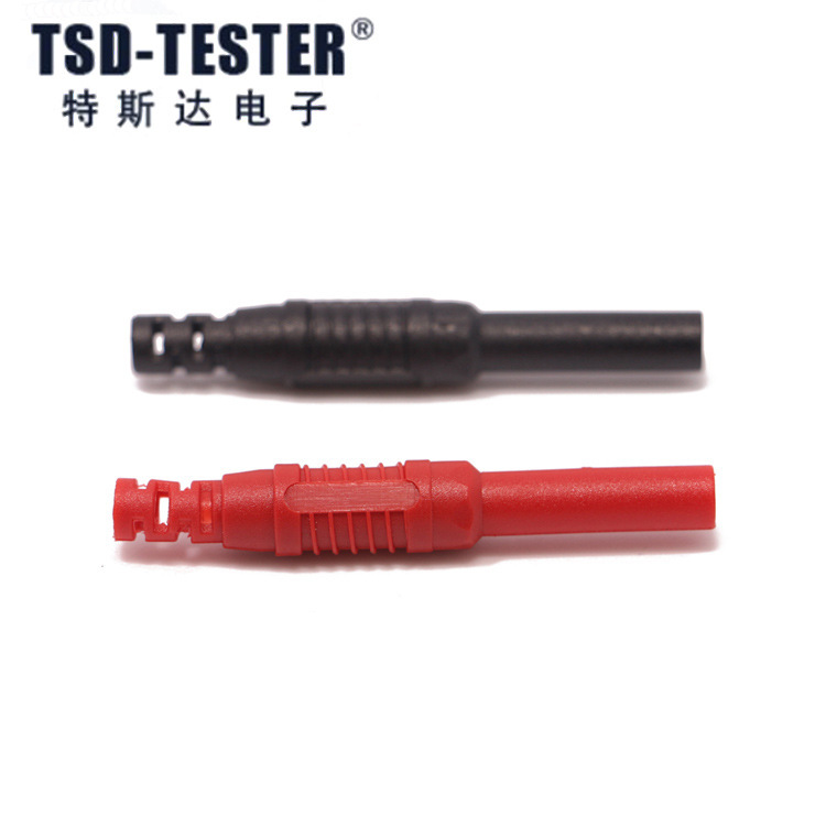 B5505 4mm Full Protection high pressure resistant copper nickel plated Banana plug female instrument instrument test head