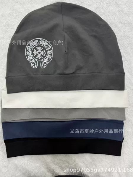 Cross-border European and American hip-hop retro pullover hat, fashionable, casual, versatile, warm hat for men and women, printed letter beanie with logo