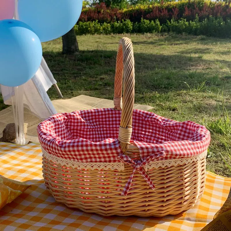 Ручная система хранения, корзина, плетёная клубничная корзина, DIY