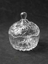 水晶净化消磁碗白水晶碎石手链消磁石器皿玻璃碗饰品收纳盒