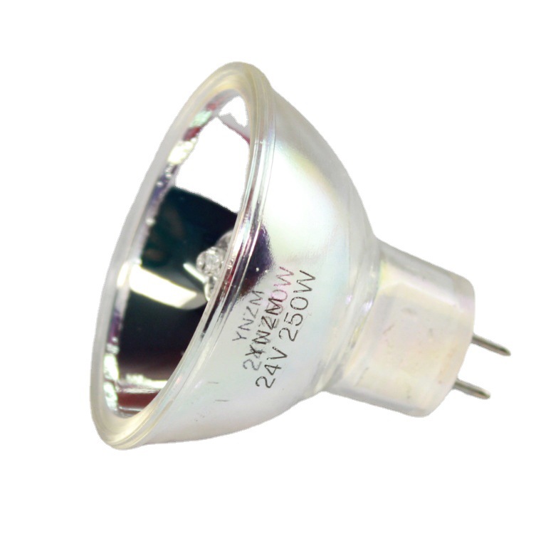 YNZM 24V250W MR16 50mm smooth lamp reflector, cold light source lamp reflector, fiber optic illumination for surgical microscopes.