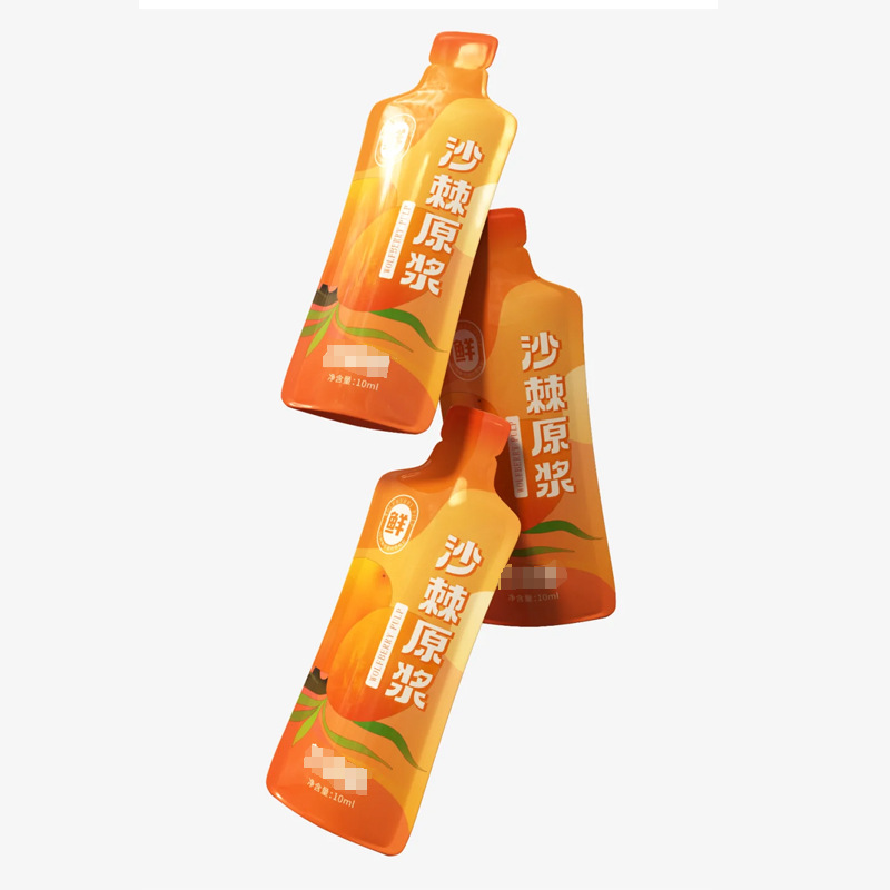 Special-Shaped Bag Customized Aluminum Foil Bag Original Liquid Puree Liquid Packaging Bag Fruit and Vegetable Enzyme Juice Plastic Food Bag Printing