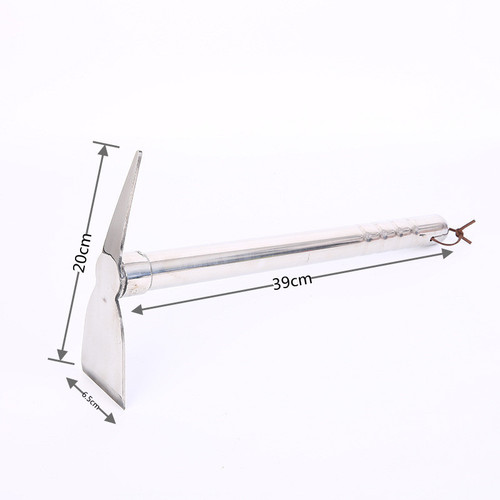 Stainless steel hoe household gardening tools dual-purpose hoe nail rake pickaxe flower planting vegetable weeding