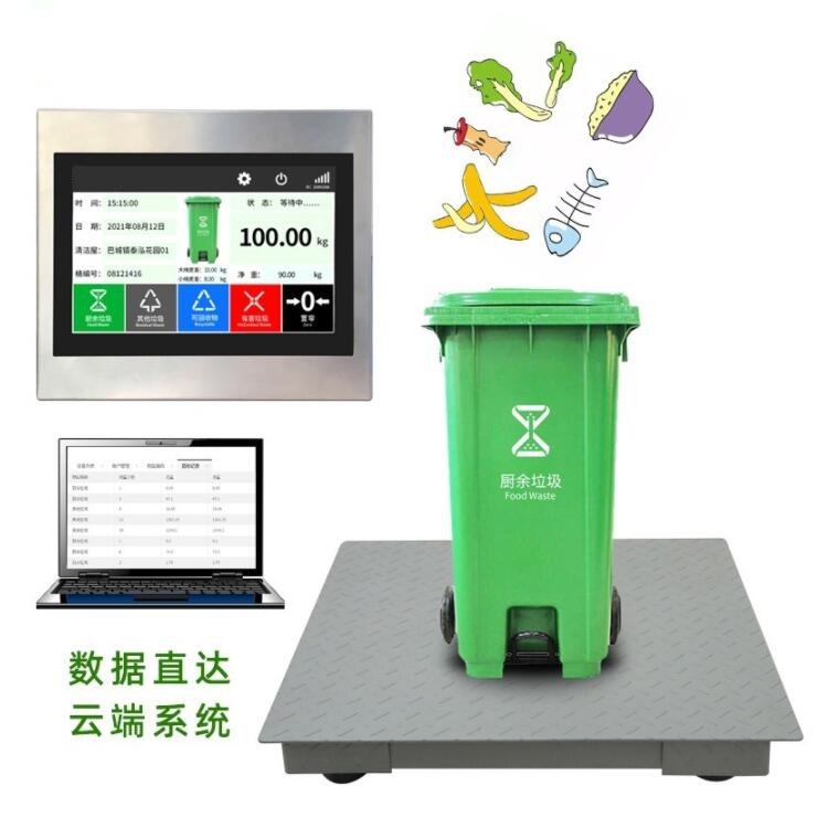 4G物联网传输智能电子地磅社区生活垃圾分类回收电子平台秤