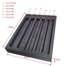 多孔石墨油槽长条形多规格油槽，模具铸锭金银条，三高石墨