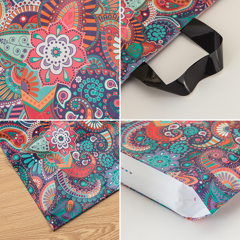 Bolsas de regalo de estilo nacional al por mayor bolsas de plástico bolsas de mano al por mayor ropa de mujer ropa de hombre tienda de ropa bolsa de embalaje