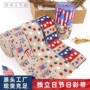 美国系列麻料铁丝织带