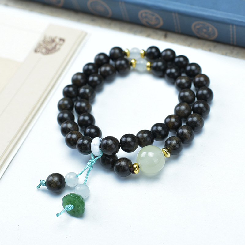 8mm Shen Guibao 이중 원형 옥 연꽃 모델