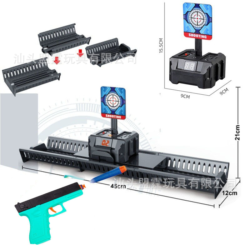 国境を越えたアマゾン軟弾銃電子得点射撃ターゲット電動ターゲット自動復帰スプリングバック移動リセット
