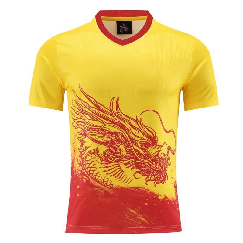 Dragón de secado rápido traje traje de barco de dragón manga corta protección solar dragón barco de dragón barco de dragón traje de equipo de seda de hielo se puede imprimir nombre del equipo