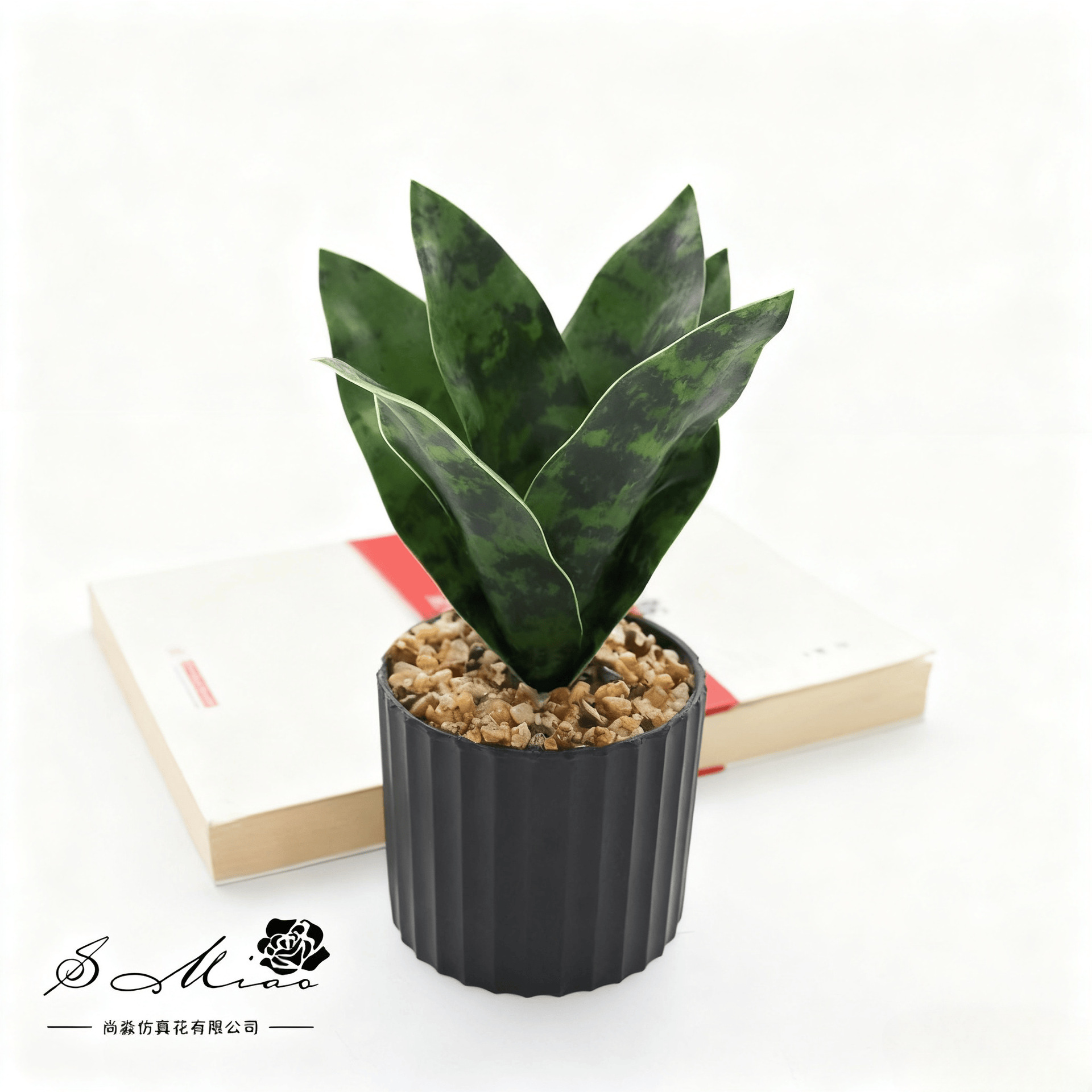 Flores falsas de alta calidad hojas de orquídea tigre flores de simulación de bonsai decoración creativa de moda plantación verde artificial simulación de maceta