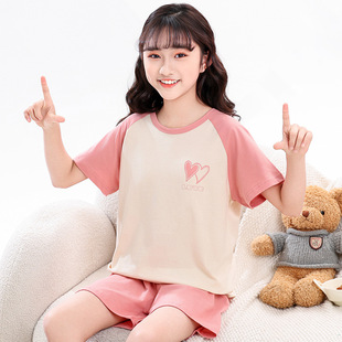 女童纯棉睡衣
