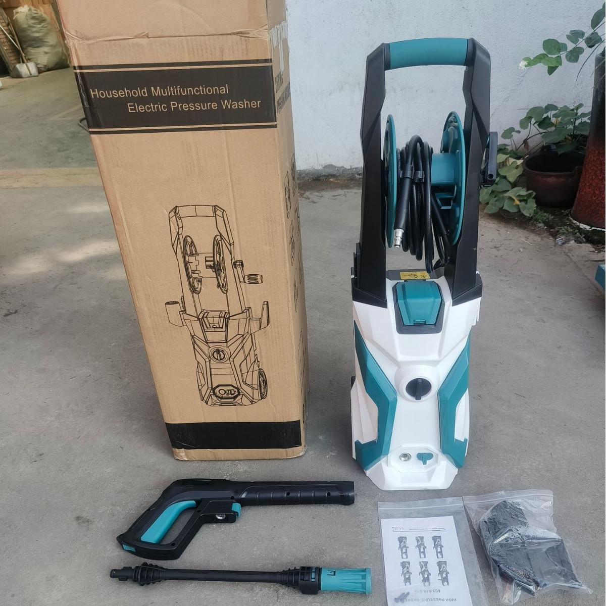 电动款高压清洗机220V 1800W150bar