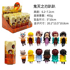 趴趴公仔系列公主 海贼王七龙珠 火影忍者 鬼灭手办动漫盲盒公仔