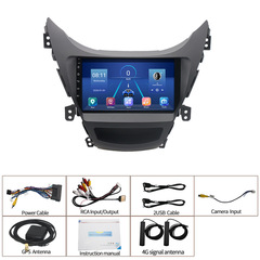 Suitable for modern 11-13 overseas Elantra Android navigation 4+64 player mp5 with built-in Carplay