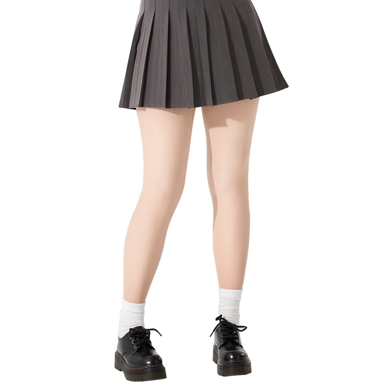 Pantalones grandes descalzos de pierna, pantalones de doble capa de lana, calcetines de base de damas, calcetines de invierno y otoño.