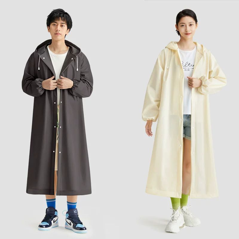 レインコートロング全身防雨大人透明厚みのある子供用アウターウェアメンズ登山ポータブル使い捨てレインポンチョ|undefined