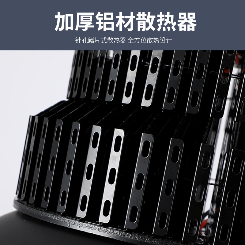 led black fin industrial and mining lamp high power factory lamp indoor stadium lighting anti-glare ceiling lamp