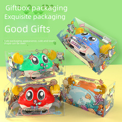 Q-cute children's fun rebound running bubble crab toy, simulated crab shape, left and right swaying and shaking, new toy