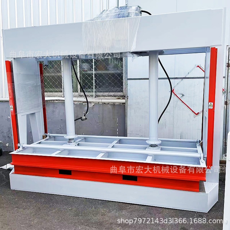 防爆特种门压板机 5米长隔热板阳光房板冷压机 液压木工压机