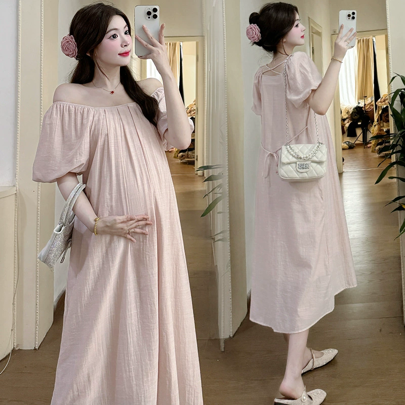 Summer dress for pregnant, fashionable skirt, Korean style