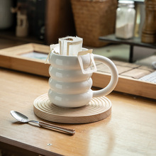 网红简约陶瓷马克杯高颜值咖啡杯办公室杯子家用创意水杯早餐杯