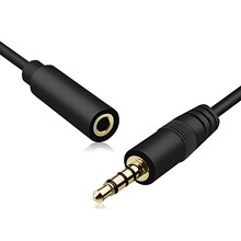 镀金3.5mm三接四节公对母耳机aux延长车载音响手机电脑音频线