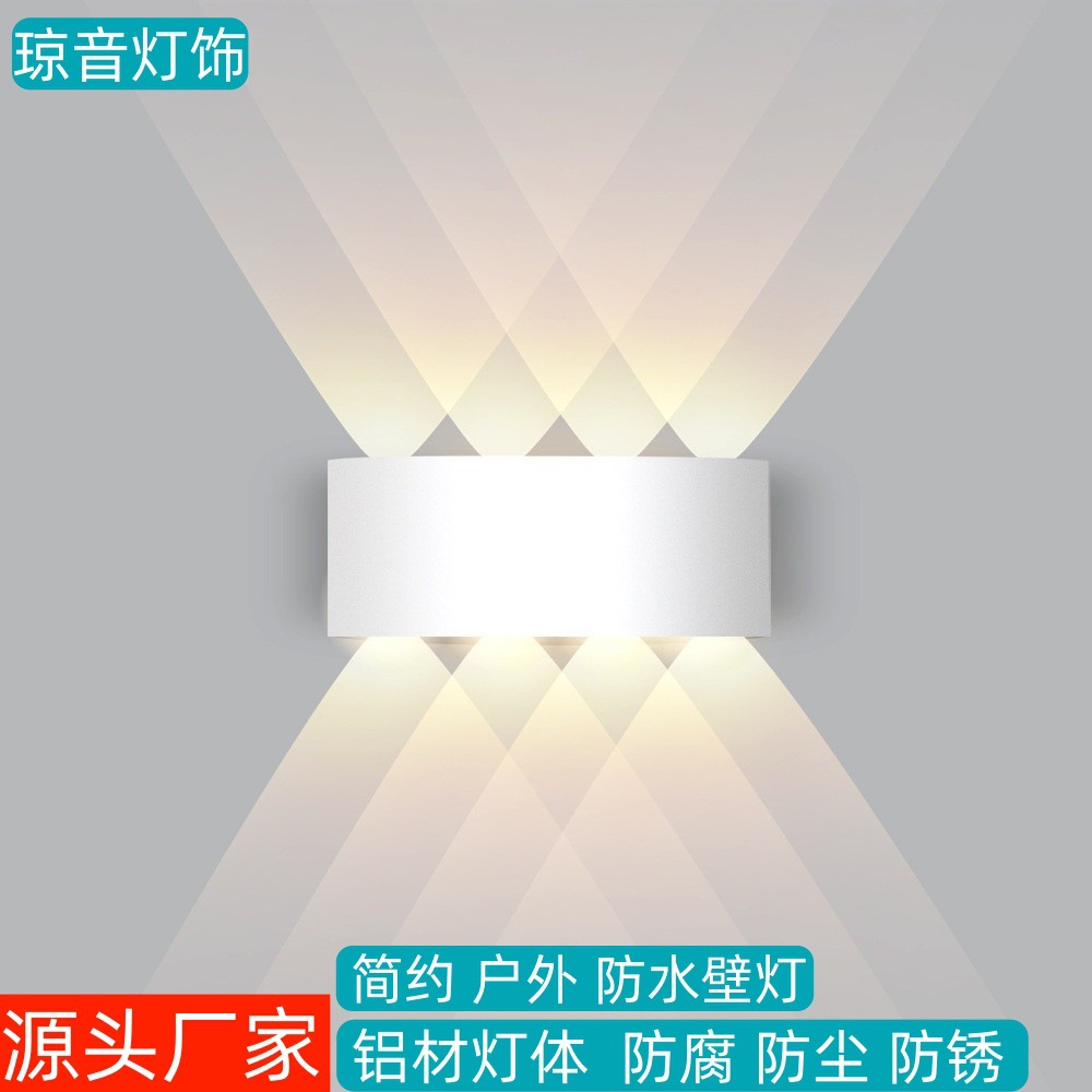 Lám pared led impermeable al aire libre foco exterior interior y corativa fondo pasillo escalera