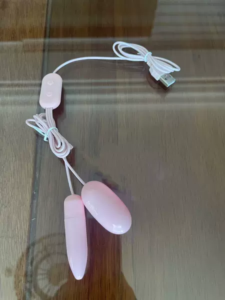 USB двойной вибратор (многоскоростной), цвет случайный