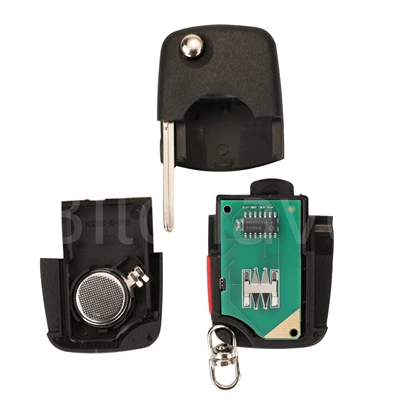 Car Keys 3+1 button Volkswagen folding