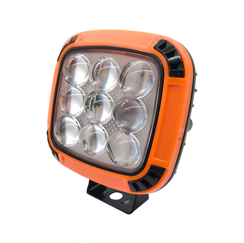 Cross-border wide-voltage external motorcycle light, white and yellow front headlight, motorcycle and electric vehicle lighting, Fengwu 9 beads