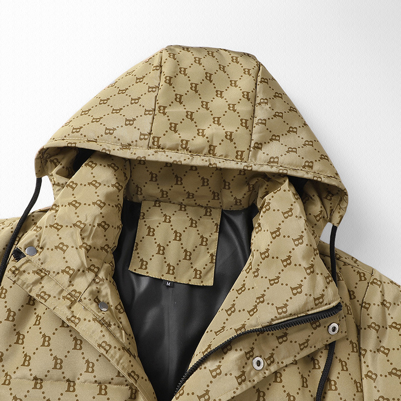 Ropa de algodón gruesa para comercio exterior, resistente al frío, venta al por mayor de fábrica, chaquetas de algodón de marca de moda, parkas cálidas estilo coreano, tops estilo celebridad.