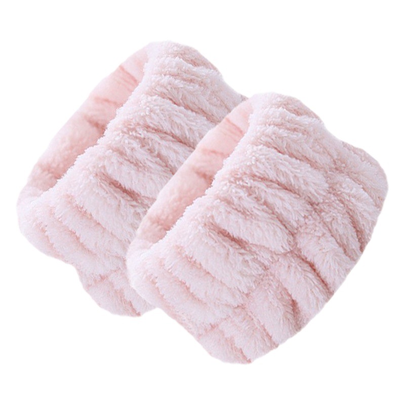 Amazon moda mujer agua ondulación terciopelo SPA diadema mullido pelo banda lavado de cara maquillaje diadema