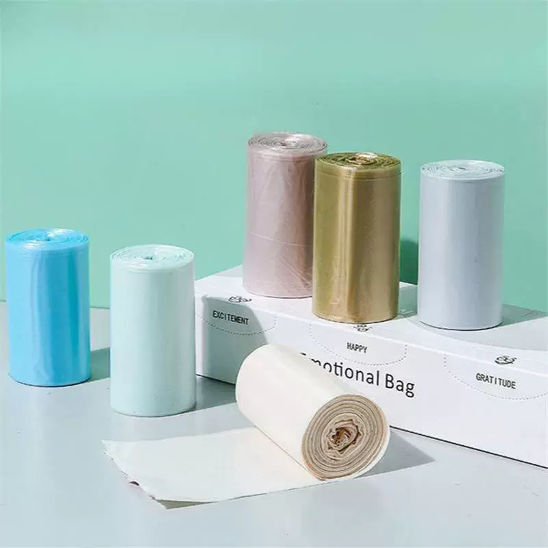 Настольный маленький мешок для мусора, маленький кошачий туалетный контейнер для офиса, дома, автомобиля, утолщенный одноразовый мини-пластиковый пакет