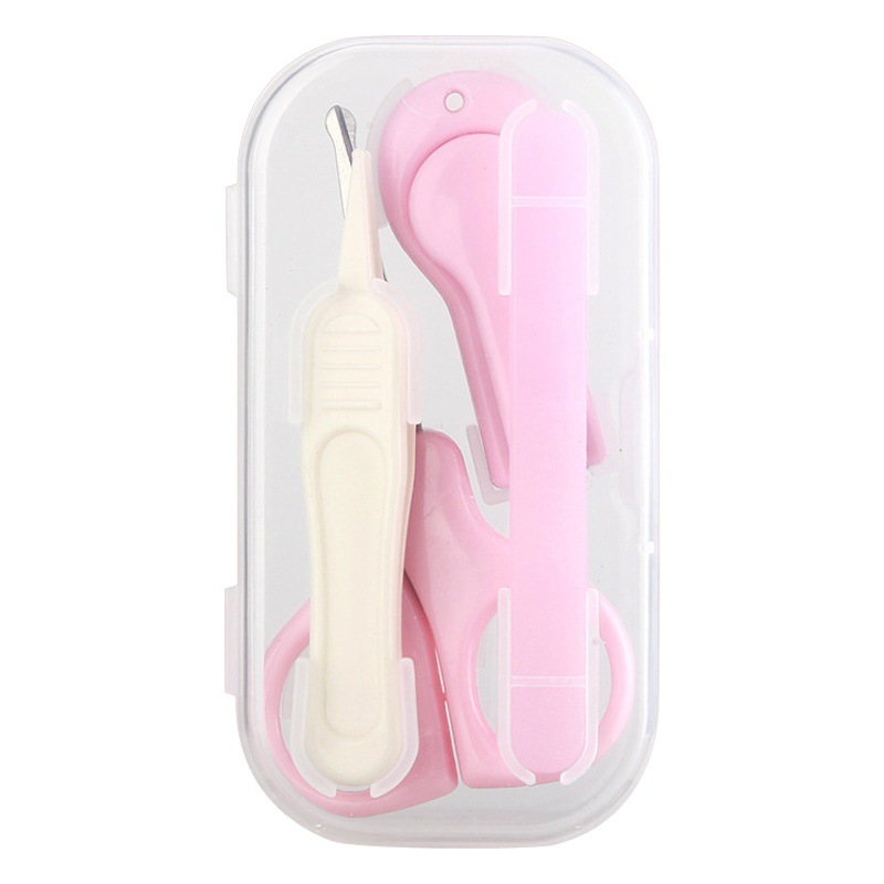 Baby Nail Clipper Set Anti-pinch Meat Baby Nail Clipper 4-piece Set Manicure Safety Toddler Nail Clipper