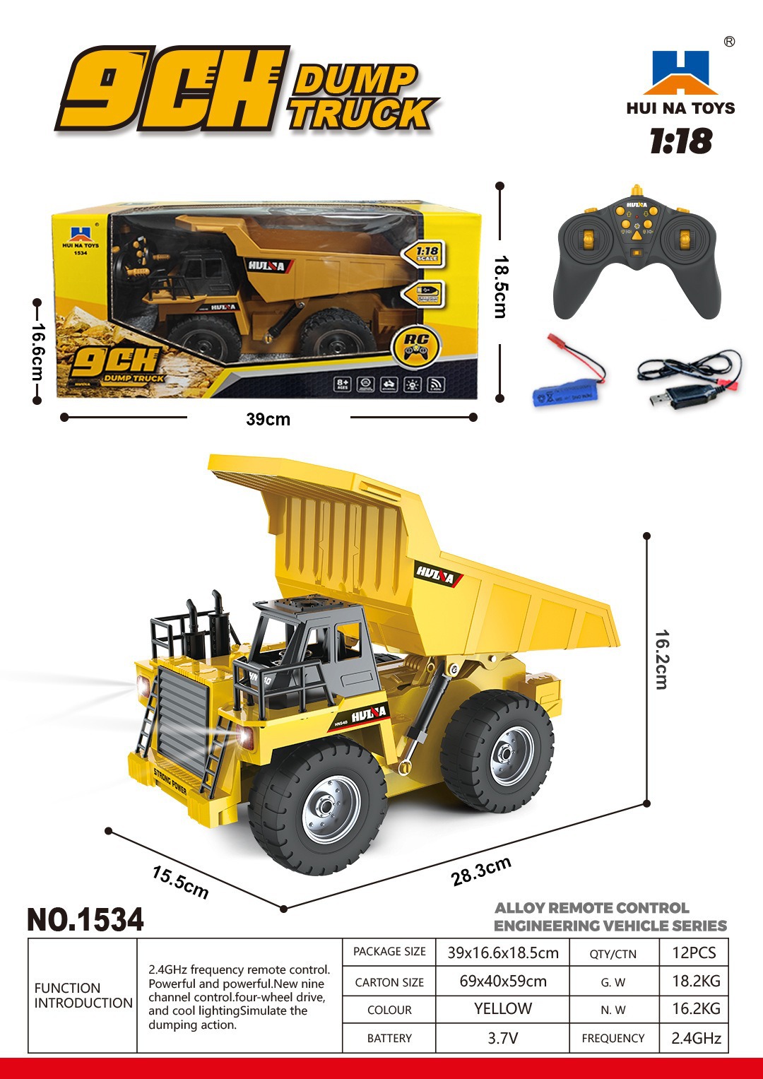 Suministro 1: 14 modelo de vehículo de ingeniería de aleación de control remoto simulación de excavadora camión de descarga mezclador juguetes para niños