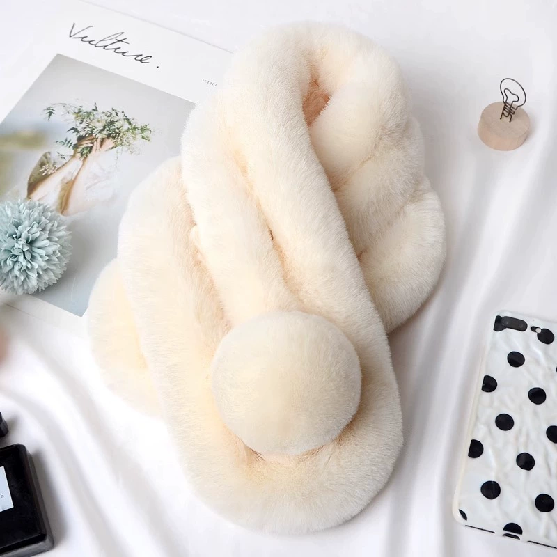 Demi-season cute keep warm fashionable universal scarf, Korean style