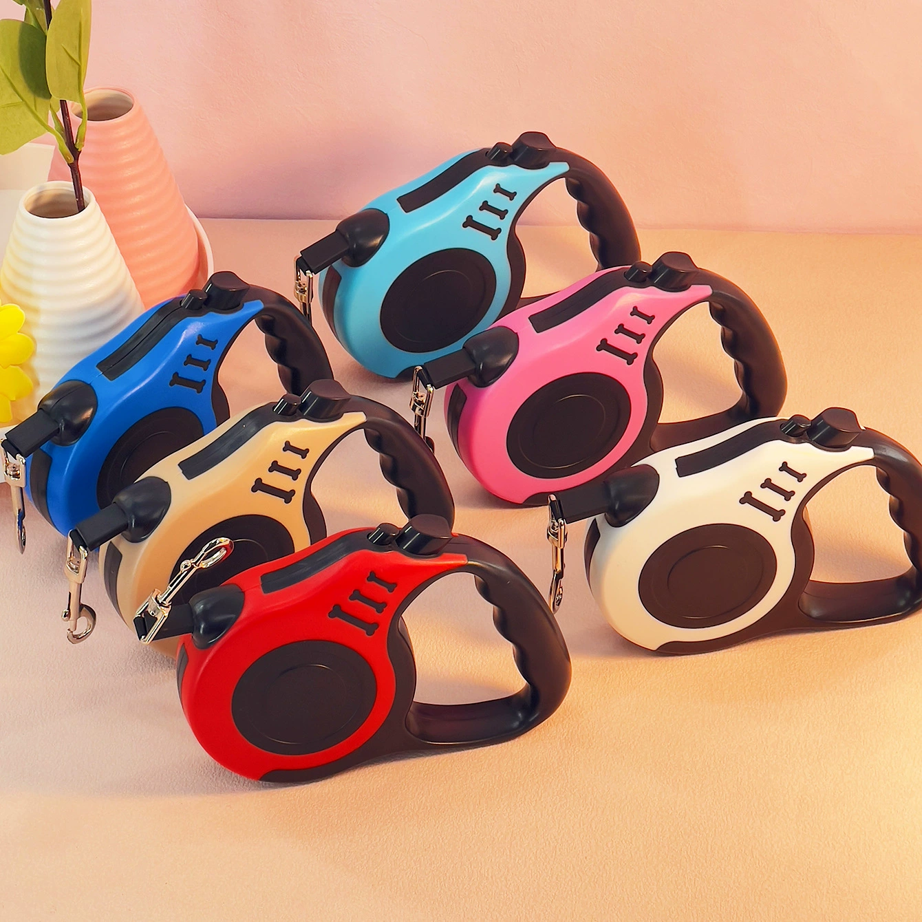 Средняя и маленькая собачья Веревка Цепь для собак для выгула собак автоматический выдвижной поводок товары для домашних собак