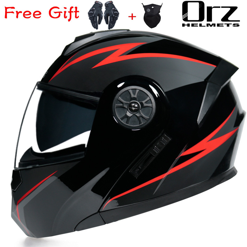 ORZ Casco de coche eléctrico Casco completo gris para hombres y mujeres Casco completo Casco pequeño Casco de cuatro estaciones Casco completo sin motocicleta