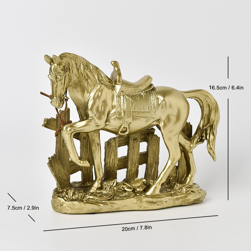 Transfronteriza nuevo caballo Americano decoración de luz de lujo Casa sala de estar entrada del gabinete del vino TV gabinete artesanía Decoración