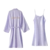 Long-sleeved bridesmaid Violet-skirt
