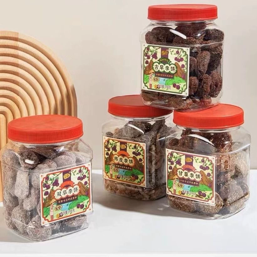 Сад Хайчжу Ли Цзе древний ранний сливовый торт мандариновая кожура Shuanghua солодка сливовый торт Слива консервированные фруктовые закуски 398 г