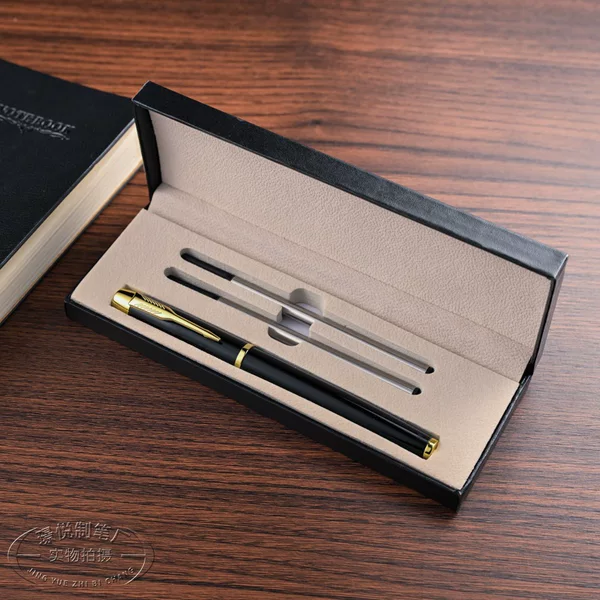Metal Signature Pen Baozhu Gel Pen Boxed Metal Pen Body Business Gift Advertising Company Accompanying Gift Boxes