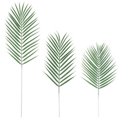 仿真塑料鐵樹葉 跨境氣球裝飾歐式婚慶插花配件綠色植物牆配材