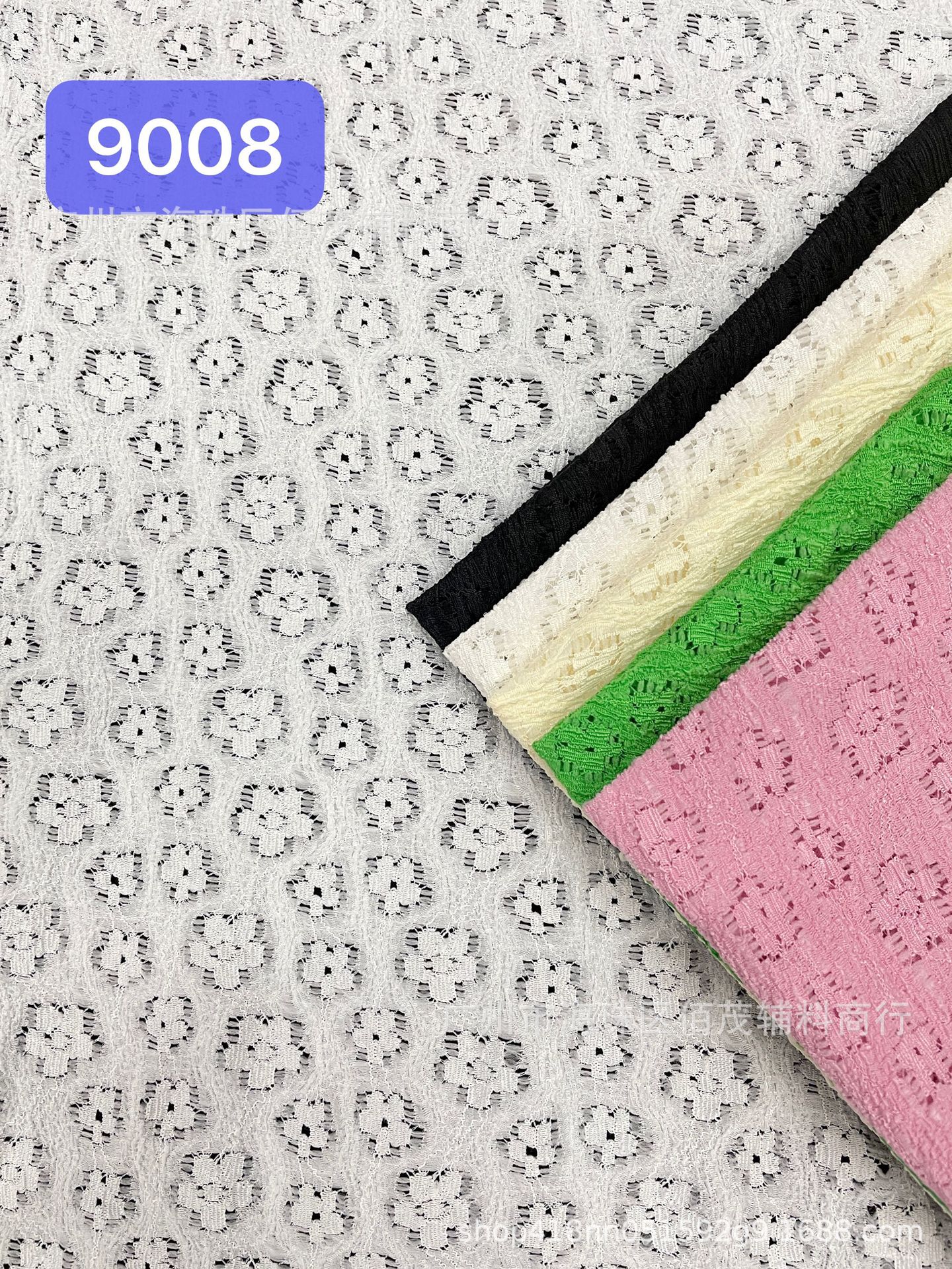 涤氨纶丝刺绣蕾丝面料 家居服窗帘女装布 涤氨绣花布料