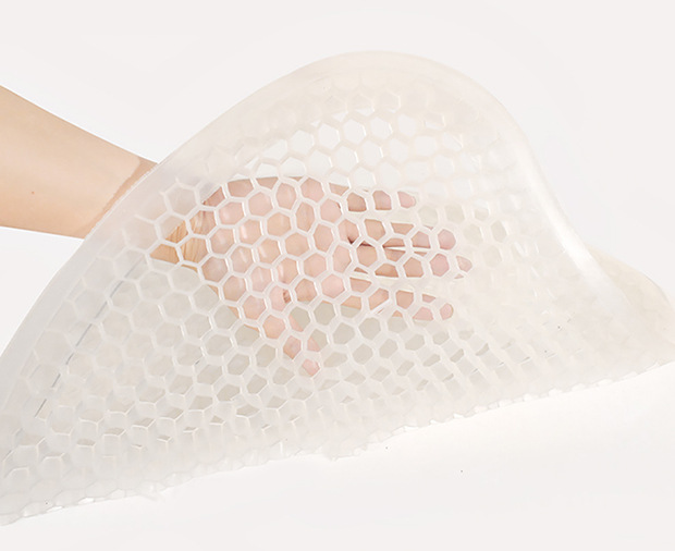 Summer Honeycomb Gel Car Seat Cushion Office Ice Silk Seat Cushion Cartoon Fat Cushion Gel Breathable Seat Cool Cushion
