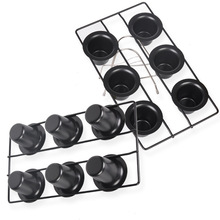 千团精工加工定制6连铁线蛋糕模烤盘不沾定做工业大烤盘
