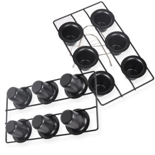 6 even muffin cake mold muffin cup non-stick baking tray household oven baking mold full set