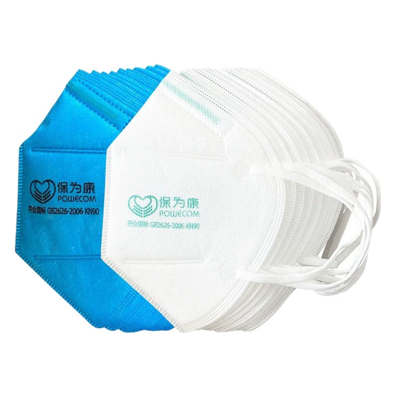 Маска Baoweikang 9600 KN90 с ушными петлями, одноразовая, пылезащитная, противодымная, промышленная, дышащая, оптом