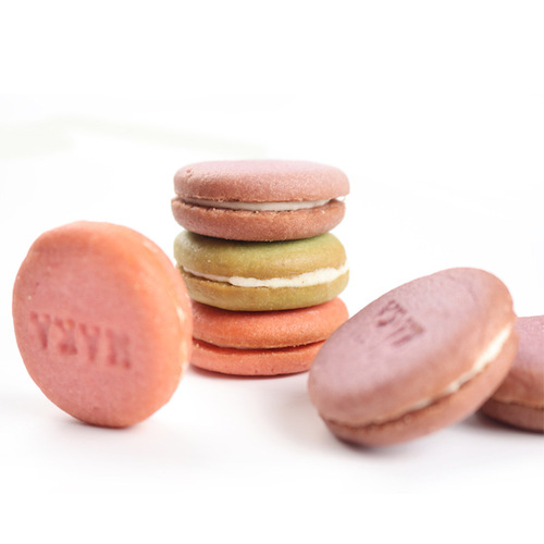 Macaron filled sandwich cookies wholesale full carton snack snack for children leisure food multi-flavor lemon strawberry